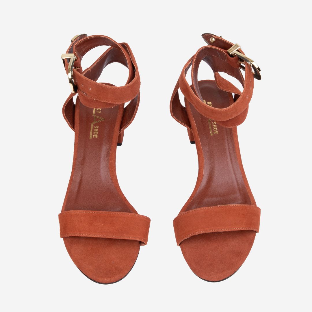 Sandália Zoe Cognac - Frente