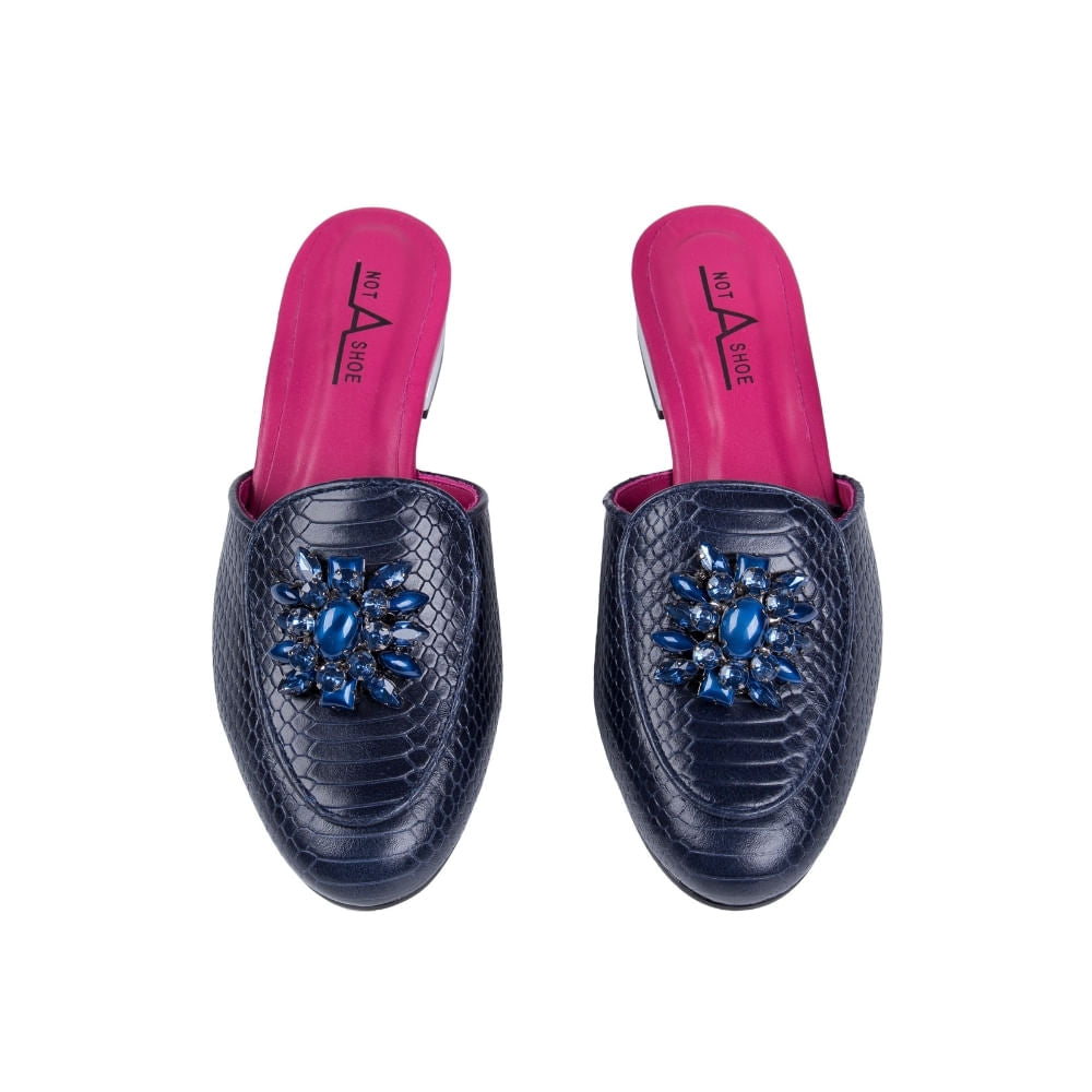 Slip On Croco Marinho - Frente