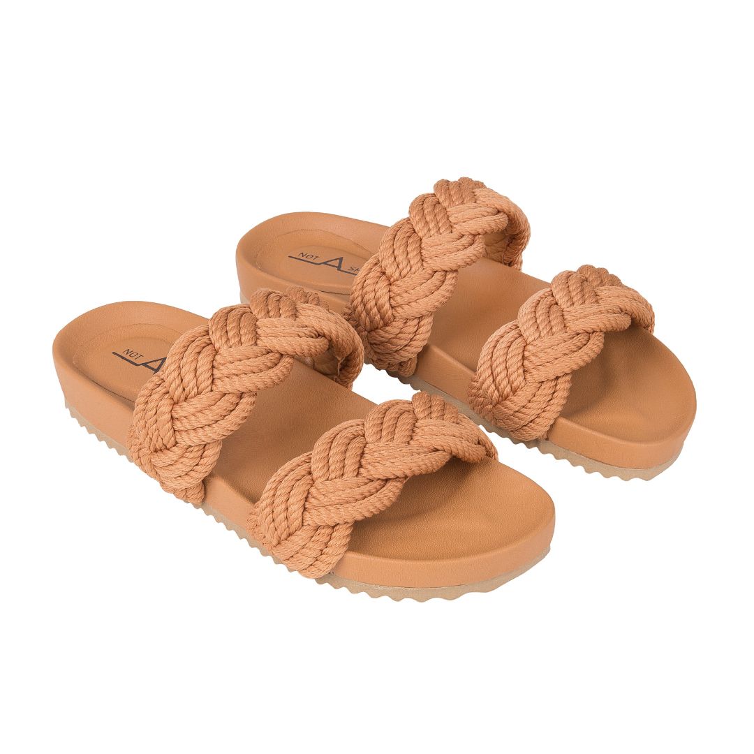 Rasteira Slider Toffee - Lado