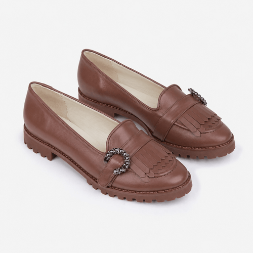Mocassim Diana Chocolate - Lado