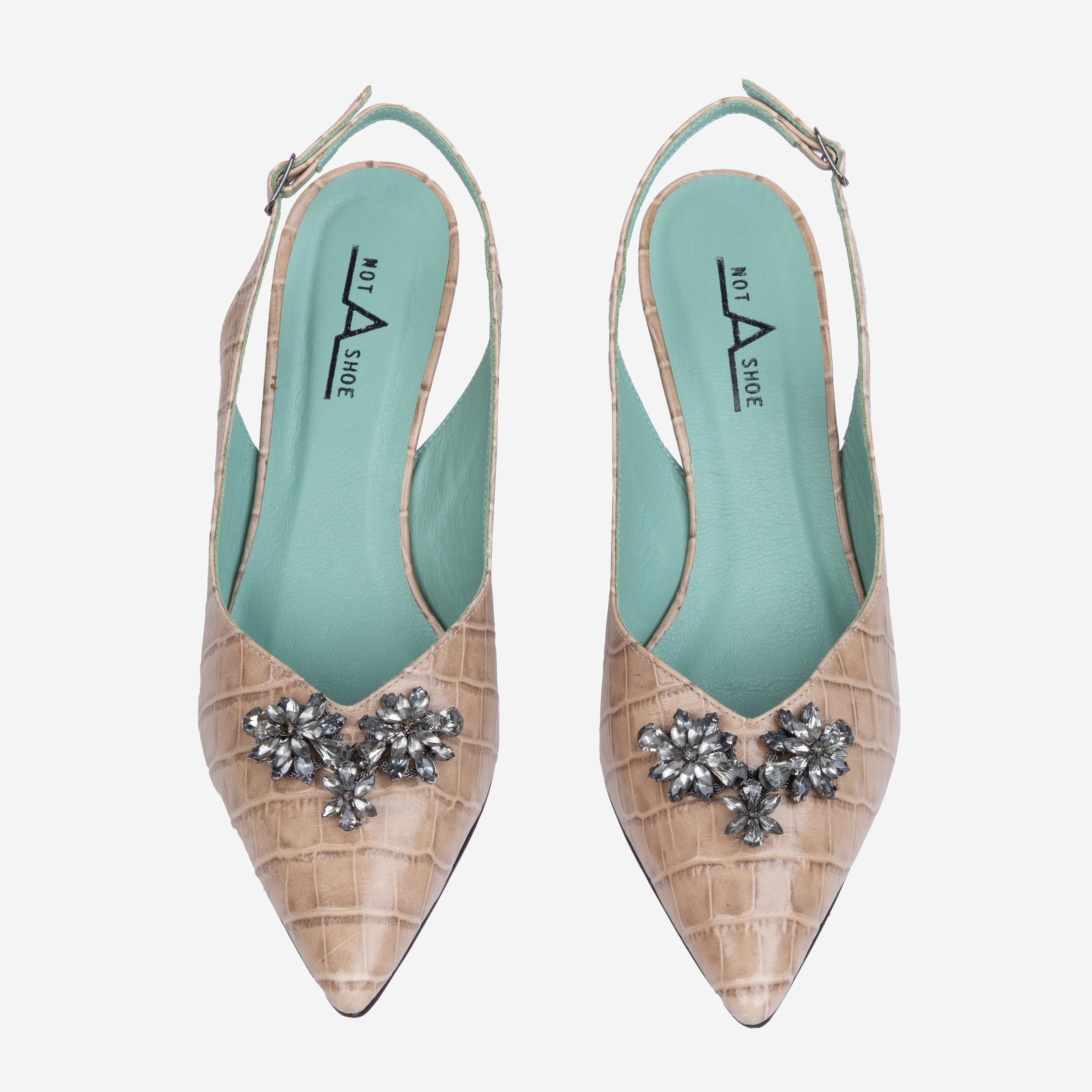 Scarpin Charlotte Ostra - Frente