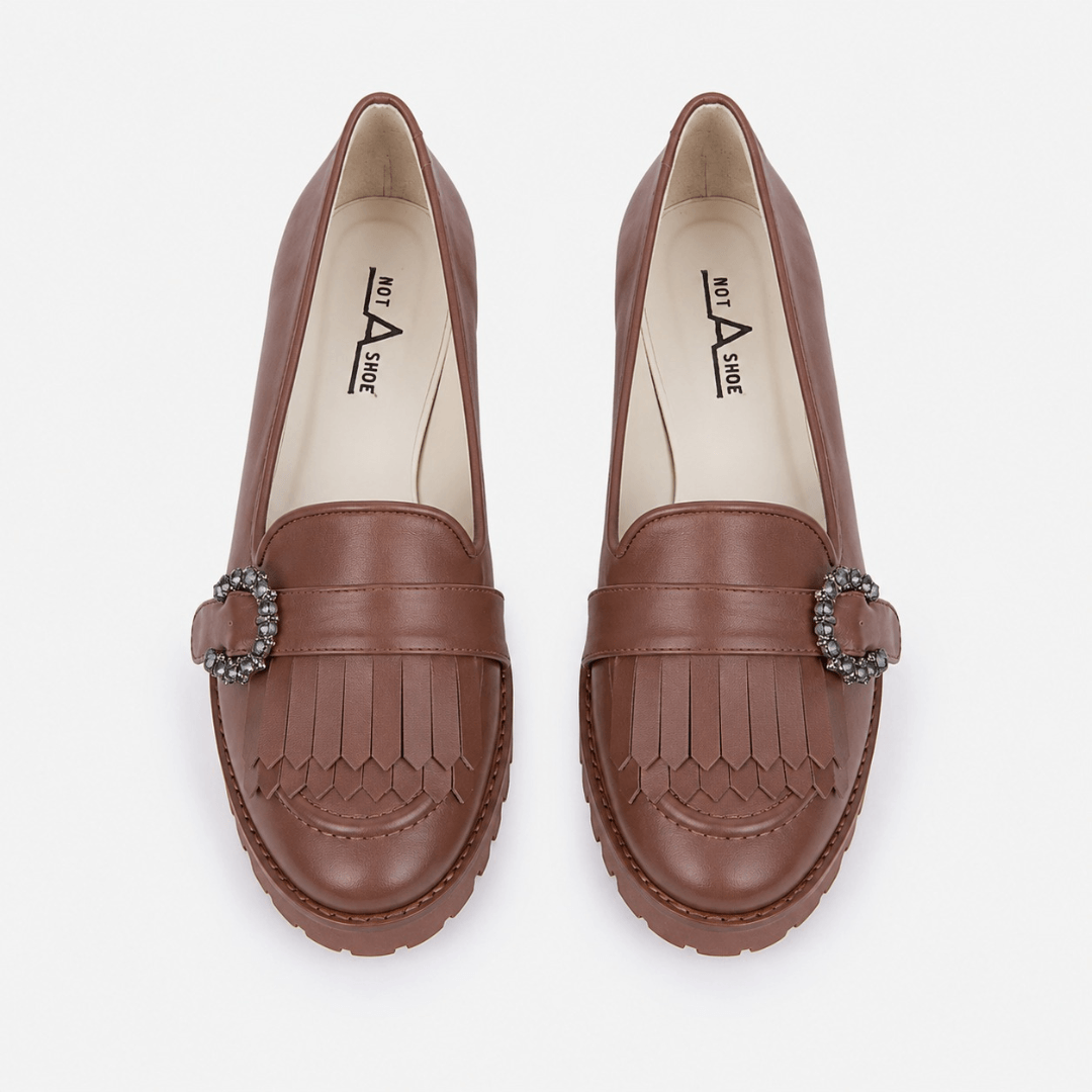 Mocassim Diana Chocolate - Frente