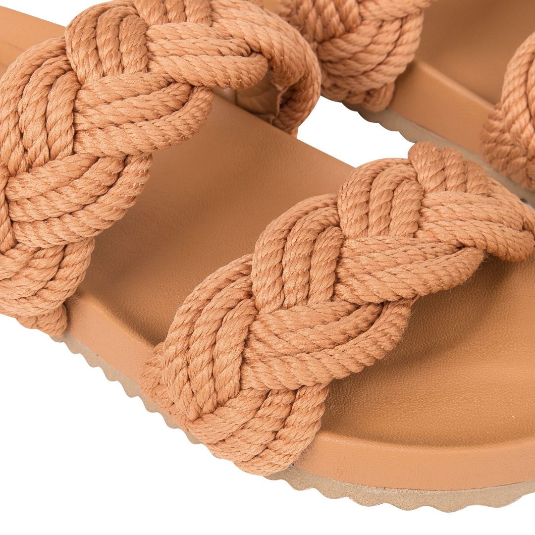 Rasteira Slider Toffee - Detalhe