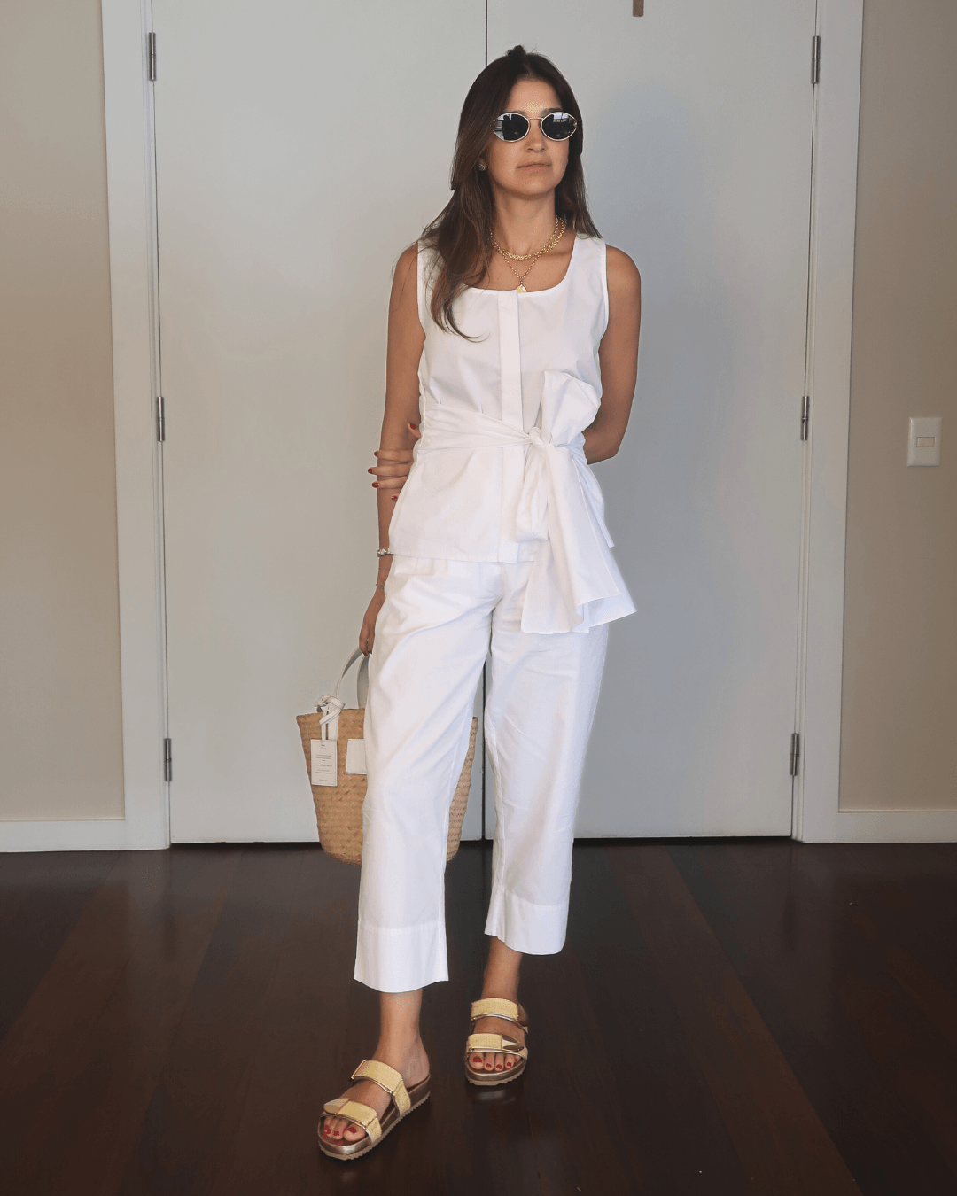 Rasteira Slider Summer Ouro