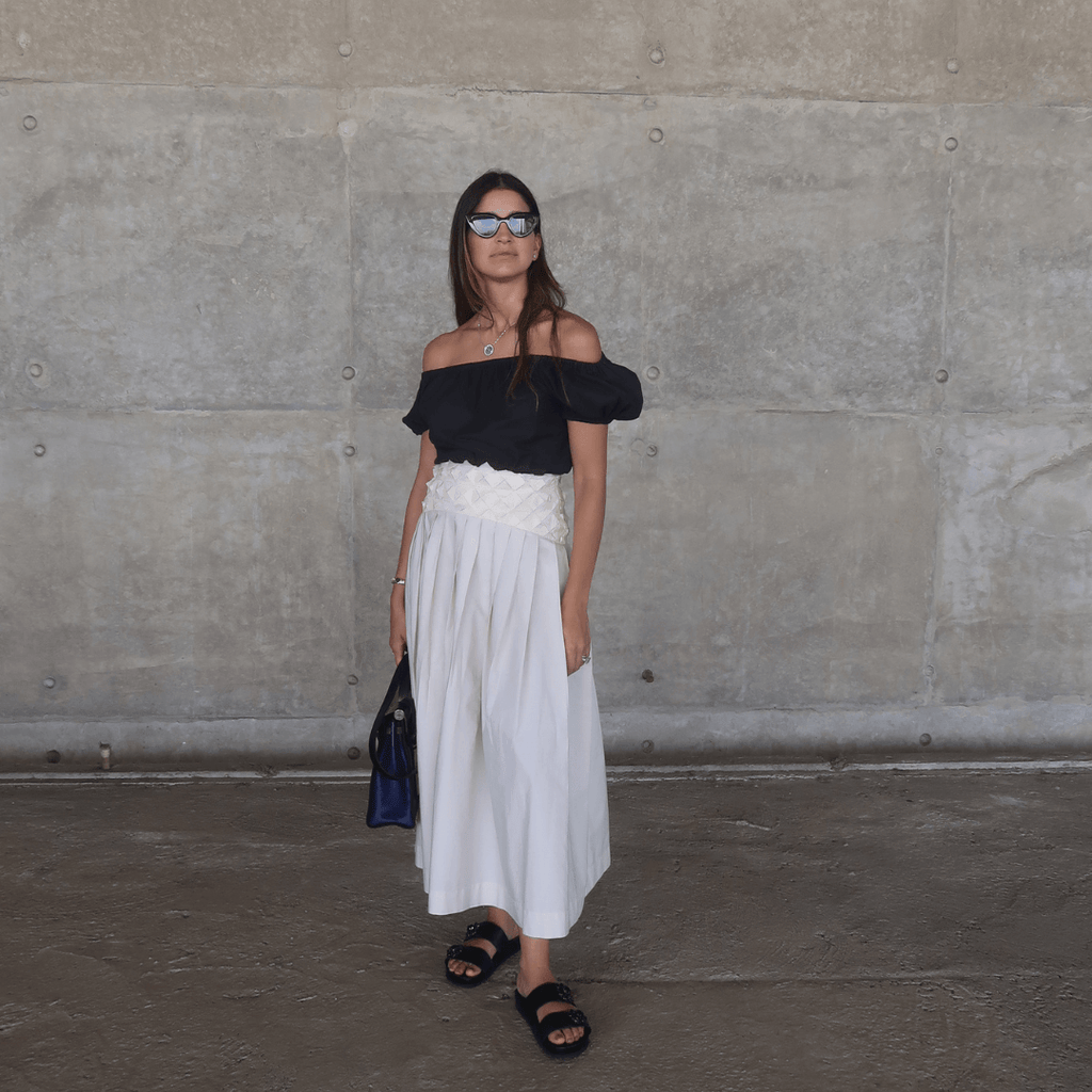 Rasteira Slider Croco Preto
