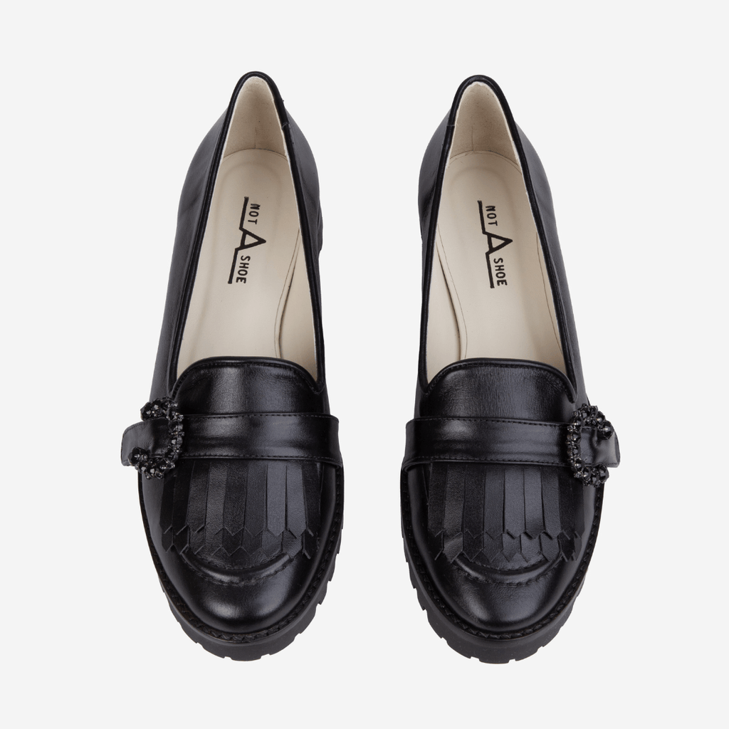 Mocassim Diana Preto - Frente