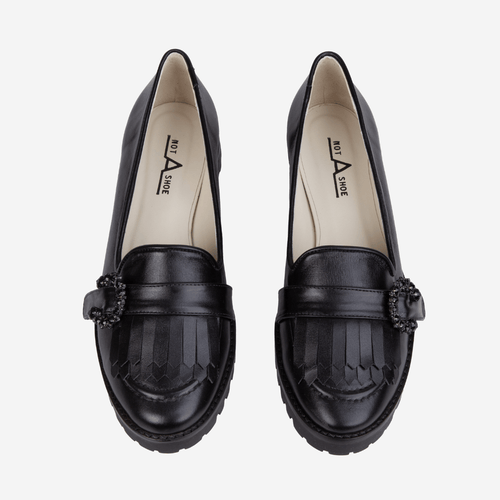 Mocassim Diana Preto - Frente