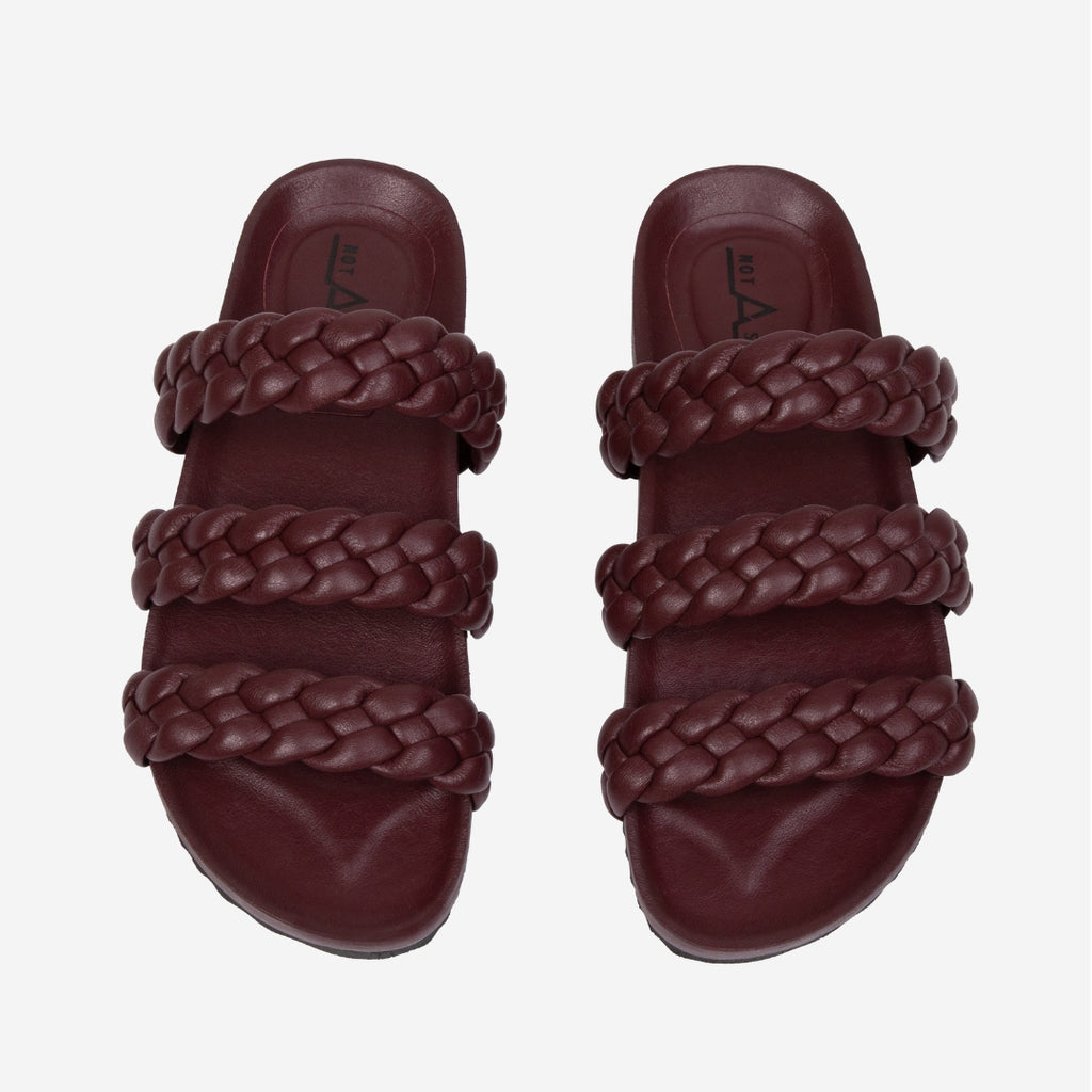 Rasteira Slider Amalia Vinho