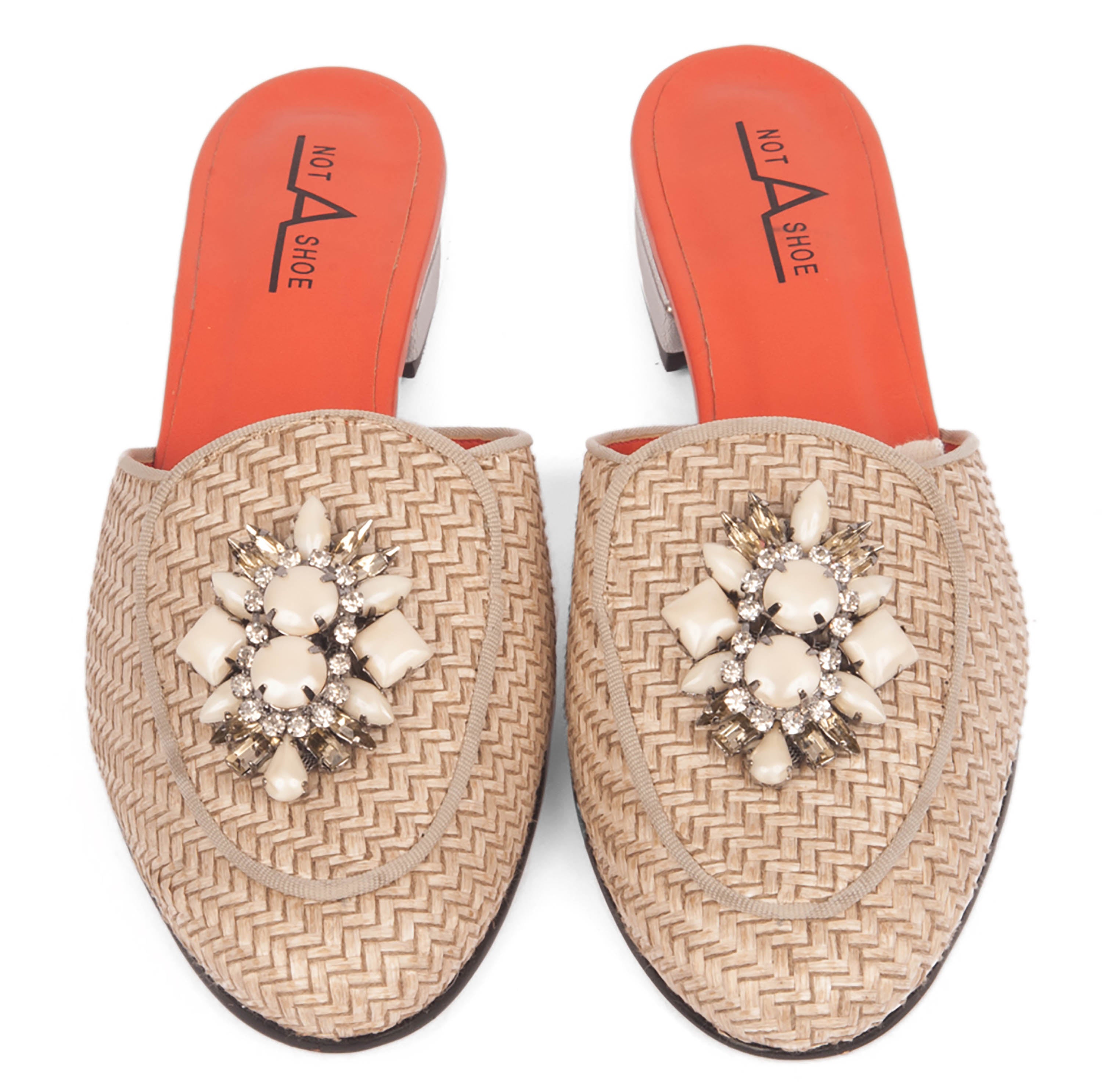 Slip On Palha Escura - Frente