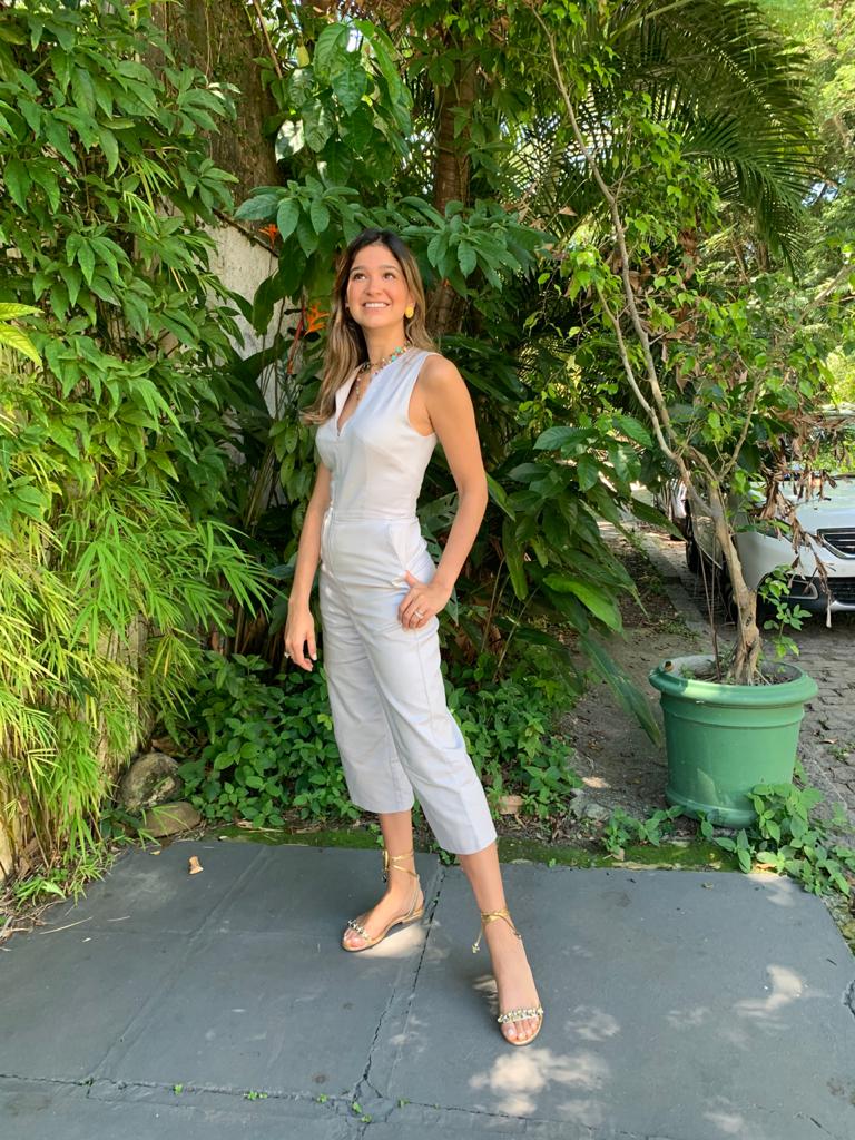 Rasteira Abelha Dourada - Vestido