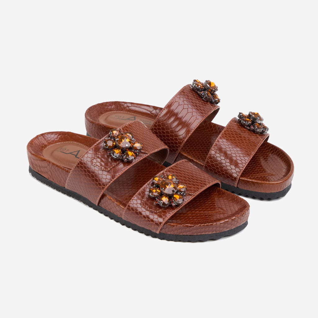 Rasteira Slider Whisky - Lado